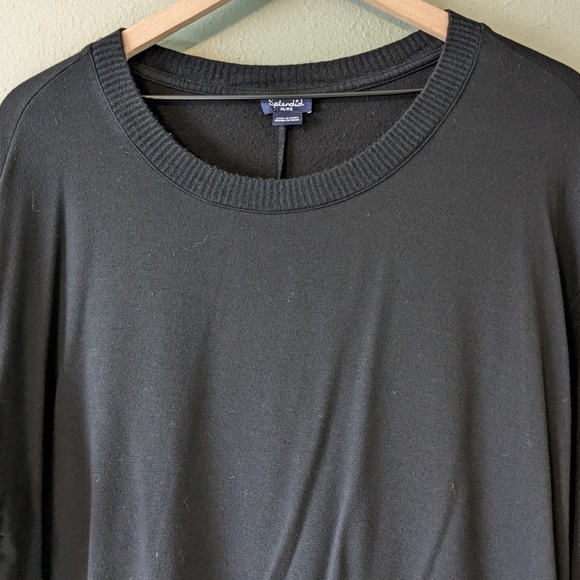 Splendid Black Viscose Lightweight Pullover Size XL - Picture 2 of 8